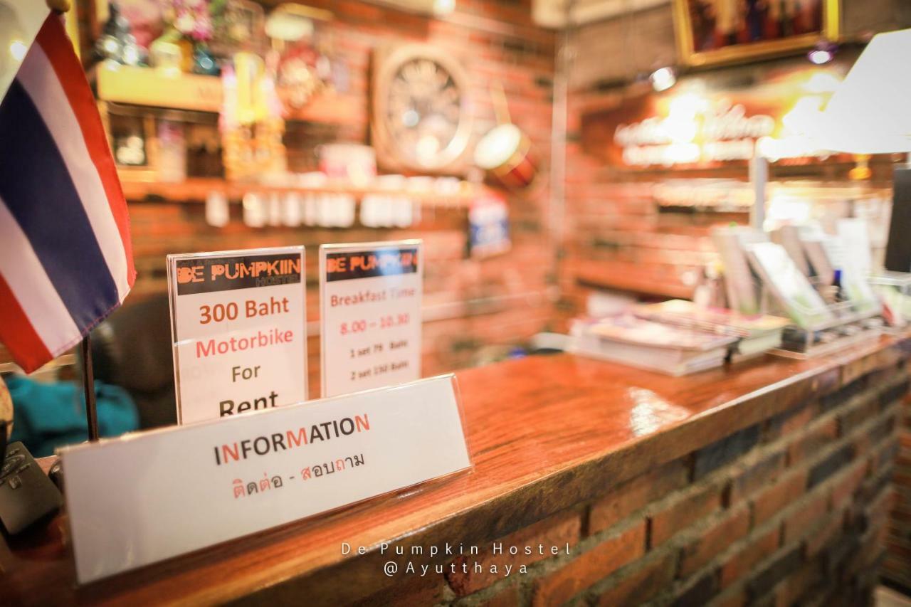 De Pumpkiin Hostel Аюттхая Экстерьер фото